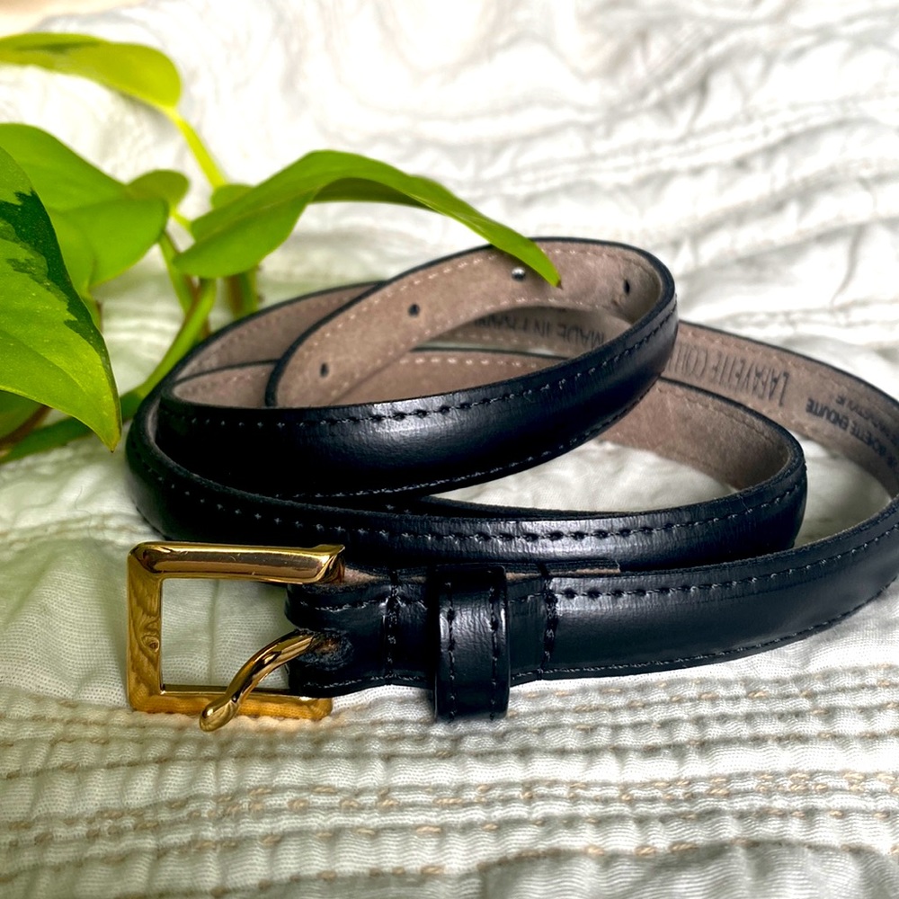 Skinny belt made in France